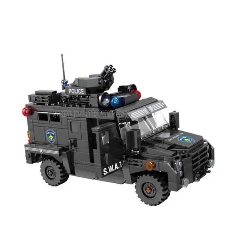 ☆国内発送☆ レゴ 互換 ミニフィグ 警察 特殊部隊 SWAT 装甲車
