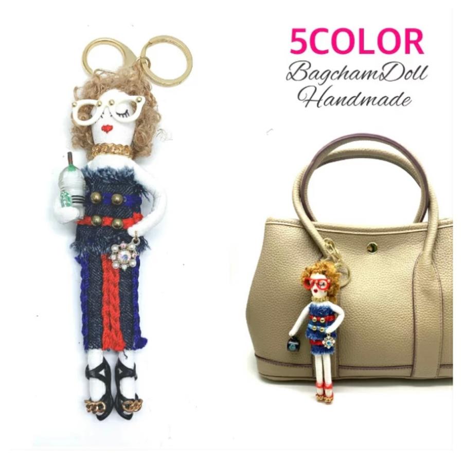 デニム 人形 バッグチャーム ドール キラキラ プレゼント 人気 新作