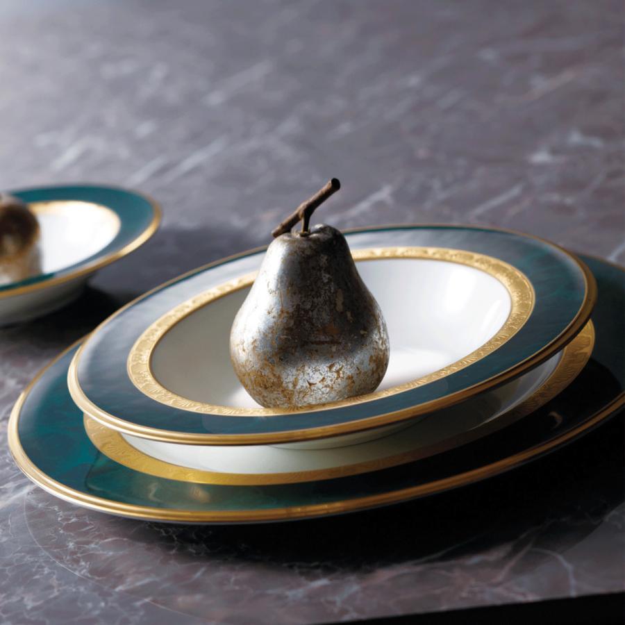 ノリタケ フィッツジェラルド 27.5cmプレート ( ディナー皿 ゴールド