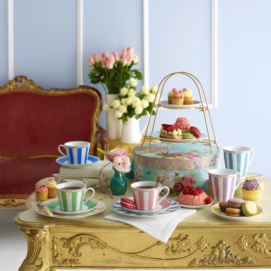 ノリタケ カーニバル “ライトブルー” 21cmプレート(1枚) ( デザート皿