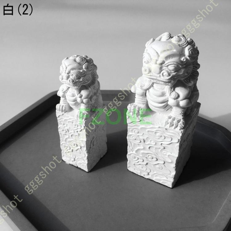 狛犬 置物 獅子 シーサー玄関 神棚 風水 雄雌セット 一対 風水グッズ