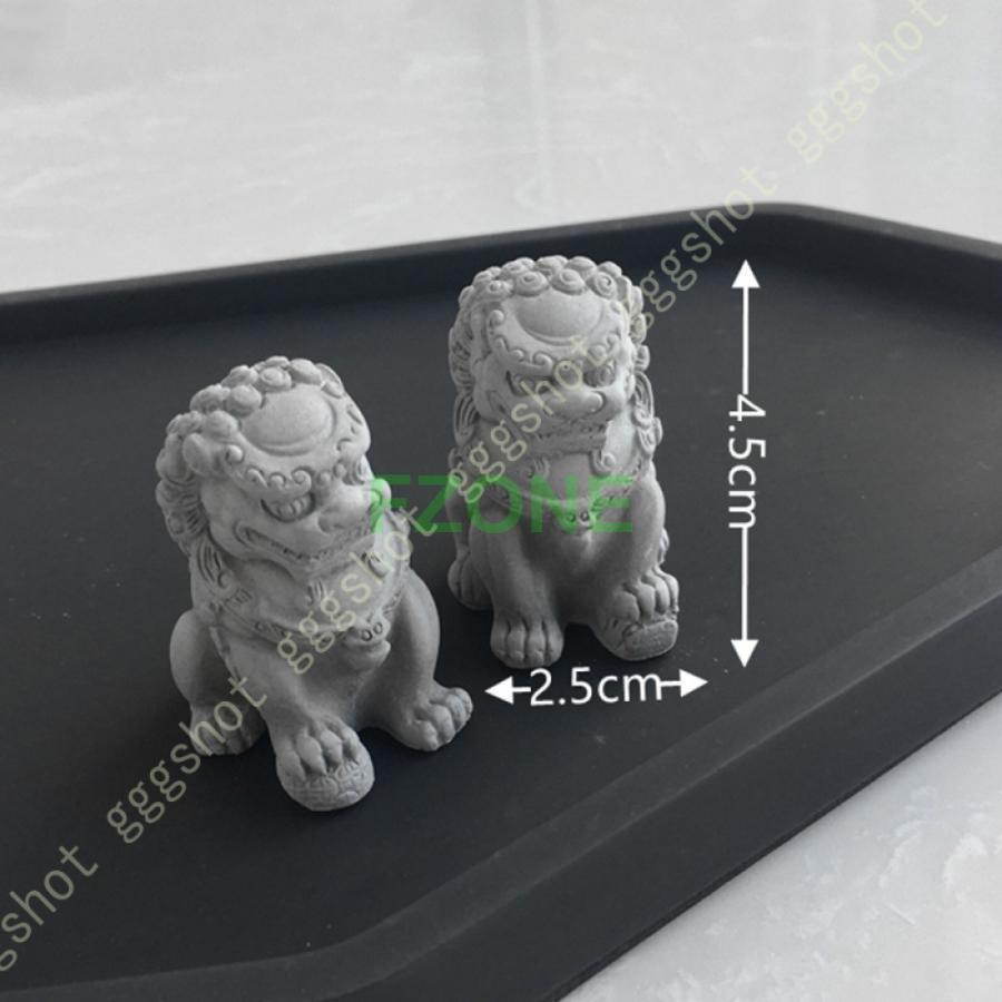 狛犬 置物 獅子 シーサー玄関 神棚 風水 雄雌セット 一対 風水グッズ