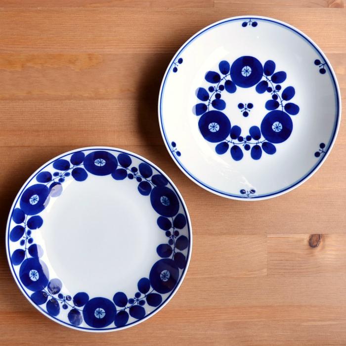 白山陶器 和食器 おしゃれ 波佐見焼 皿 ブルーム フリーディッシュ