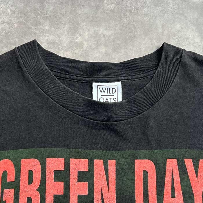 90's GREEN DAY TAZ VINTAGE T-SHIRTS BLACK/L Made in USA 90年代