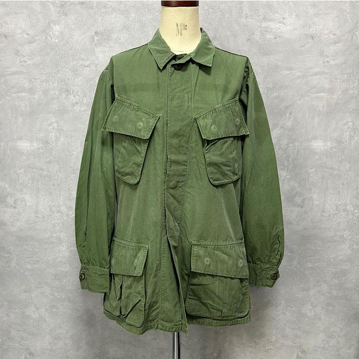 60s US ARMY 3rd Jungle Fatigue Military Jacket SMALL-REGULAR 60
