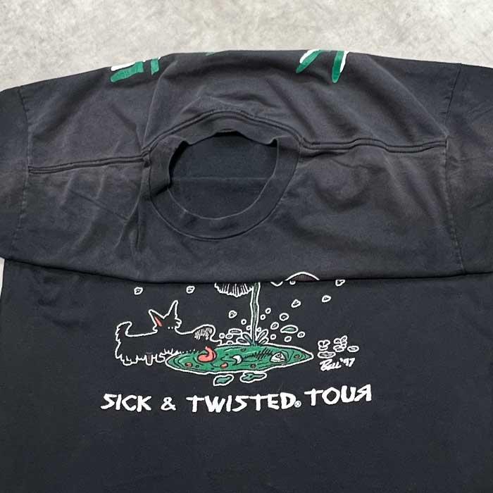 90'S KORN Sick & Twisted Tour T-Shirts BLACK/XL 90年代 コーン