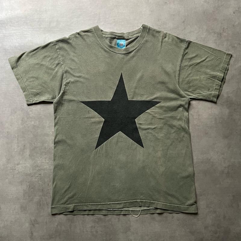 90'S R.E.M Monster Promotion Star T-Shirts KHAKI GREEN/L 90年代