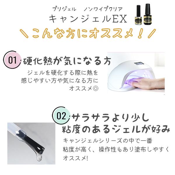 PREGEL プリジェル ノンワイプクリア キャンジェル EX 8g ジェルネイル