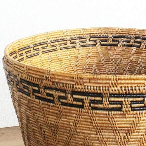 アタ特大バスケット 蓋付き アタ製 編み込み 可愛い オシャレ