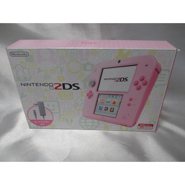ニンテンドー2DS ピンク 箱付き 付属品完備 中古 : エムストアヤフー店