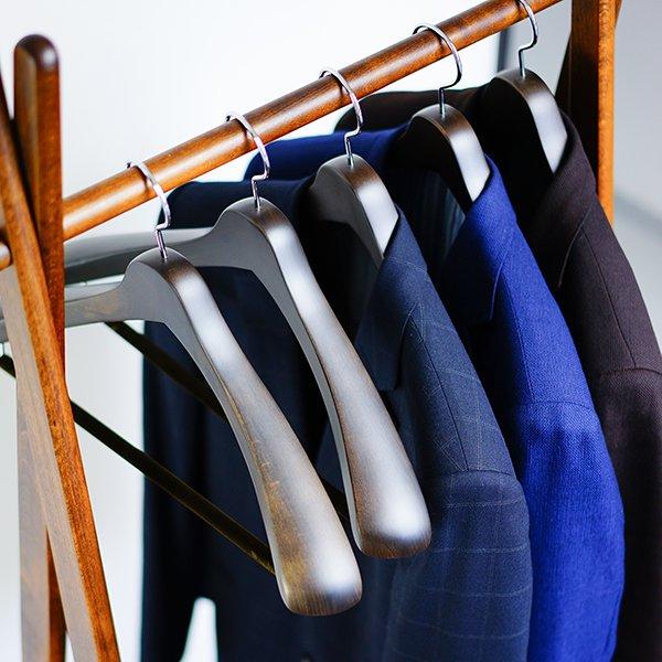 NAKATA HANGER（ナカタハンガー） SET-01/フェルトバー/木製メンズ