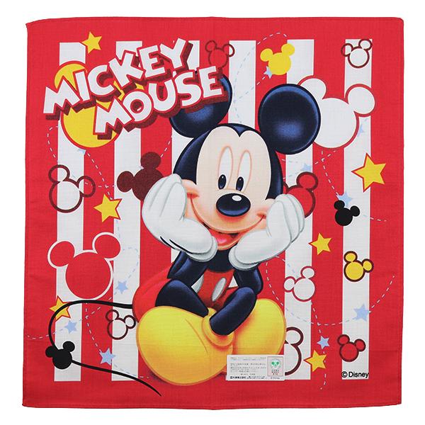 日本製 ミッキーマウス くつろぎミッキー ハンカチ ハンカチーフ