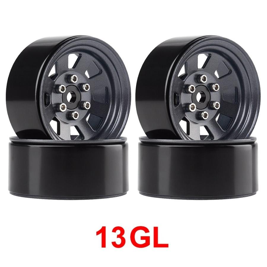 INJORA 1.9インチ ビードロック ホイールリム 3スタイル 1/10 RC