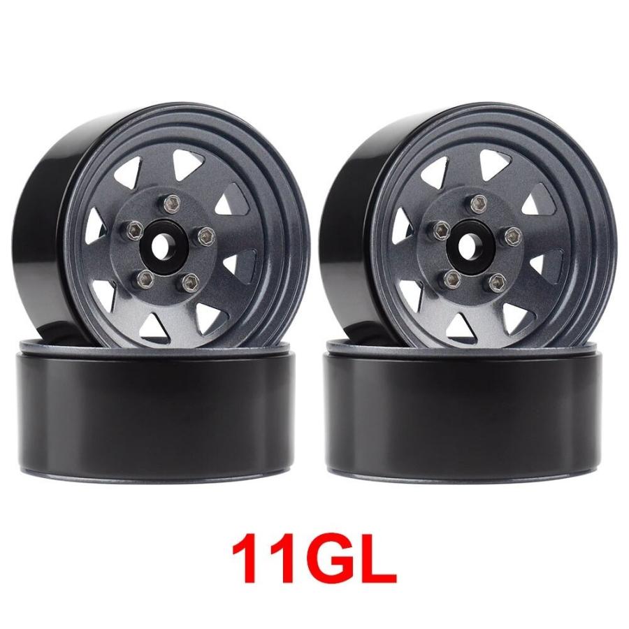 INJORA 1.9インチ ビードロック ホイールリム 3スタイル 1/10 RC