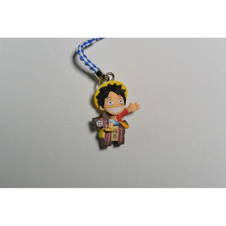 福島県限定】ONE PIECE（ワンピース） 三春駒 ルフィ 根付 ご当地