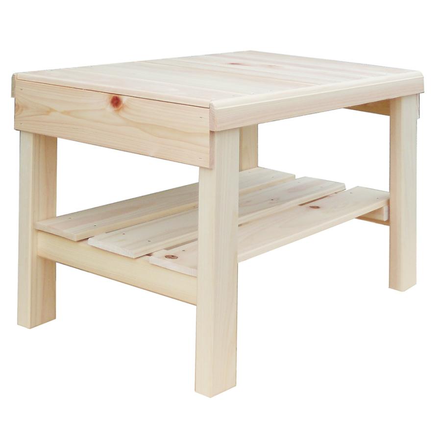 K】【木村木工】縁台 KベンチBK−600【W615×H380×D410 無塗装