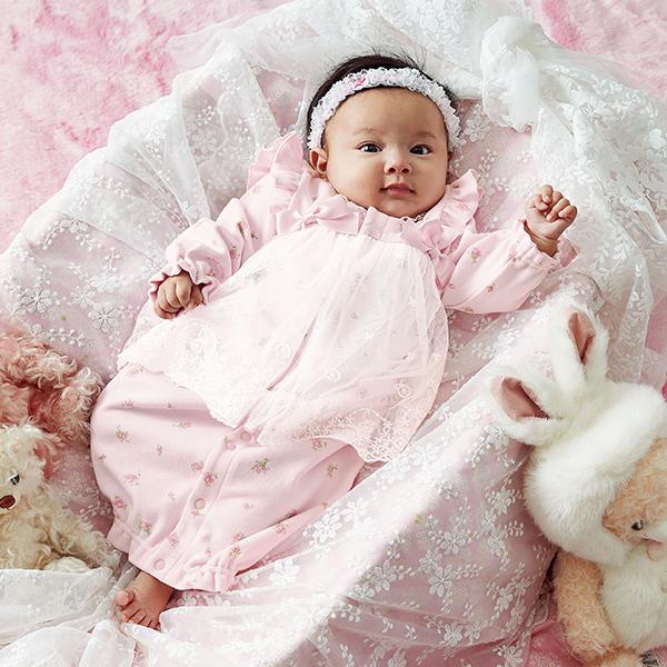 mezzo piano メゾピアノ(mezzo piano)レースリボン ヘアバンド【日本製