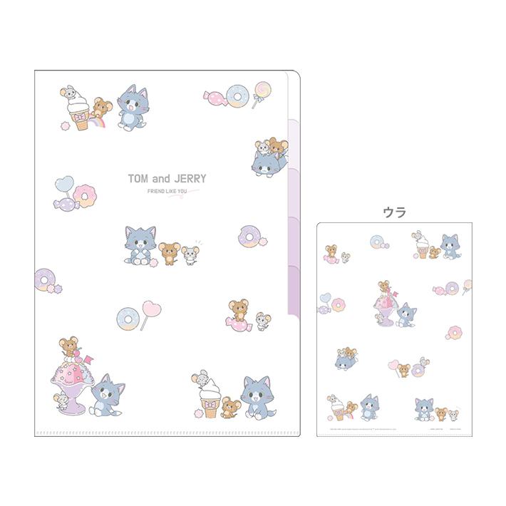 CRUX（クラックス） トムとジェリー 5インデックスクリアファイル A4