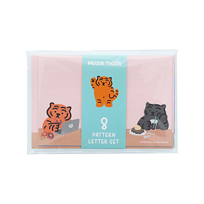 サンスター文具 MUZIK TIGER 8柄レターセット B柄 4901770744735 [M便
