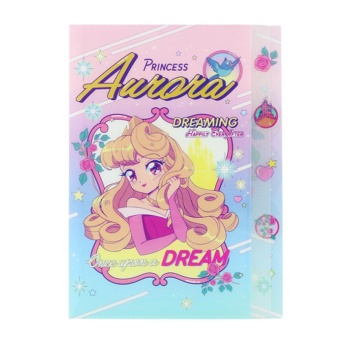 サンスター文具 ディズニープリンセス オーロラ姫 ダイカットクリア