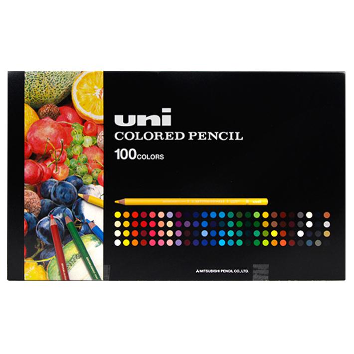 三菱鉛筆 色鉛筆 ユニカラー100色 UC100C 4902778397053 : シブヤ文具
