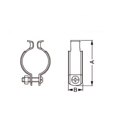 ネグロス Z-63C パイラック 管支持金具 パイラッククリップ ねじサイズ