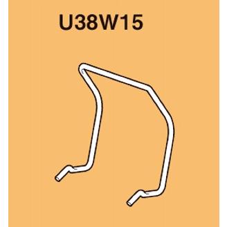 ネグロス U38W15 二重天井用 軽みぞ形鋼、ダクターチャンネル交差金具