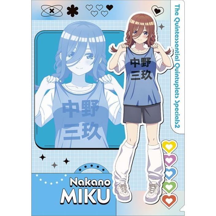 2025/07発売 [グッズ]/五等分の花嫁＊ クリアファイル / 中野三玖