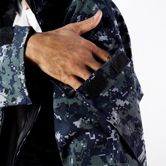 ゴアテックスジャケット U.S.NAVY NWU BLUEBELLY GORETEX PARKA ECWCS