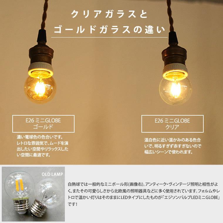 EdisonBulb 5個セット 調光器対応 LED電球 E26 エジソンバルブLED ミニ
