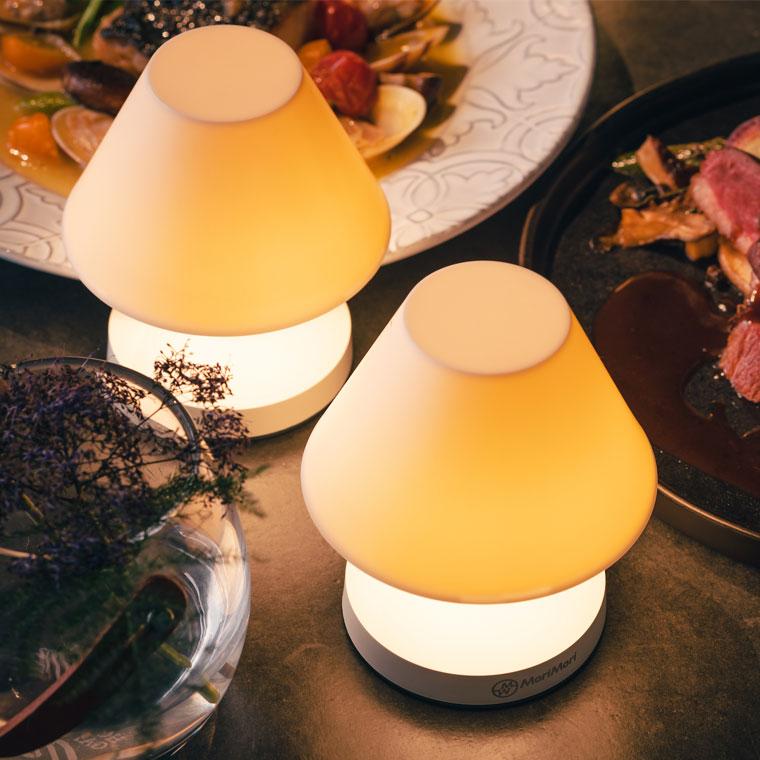 MoriMori テーブルランプ 充電式 LEDティーライト MORIMORI S1 ナイト