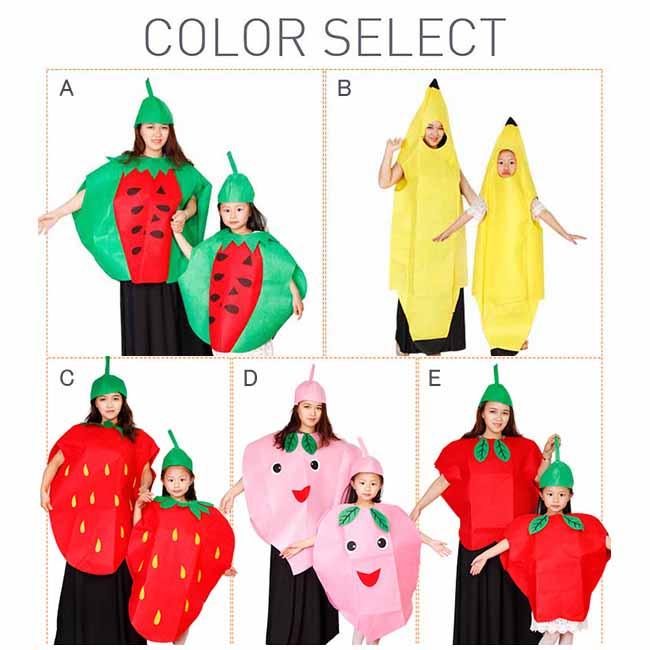 コスプレ コスチューム 果物 家族 親子 いちご 大人用 子供用
