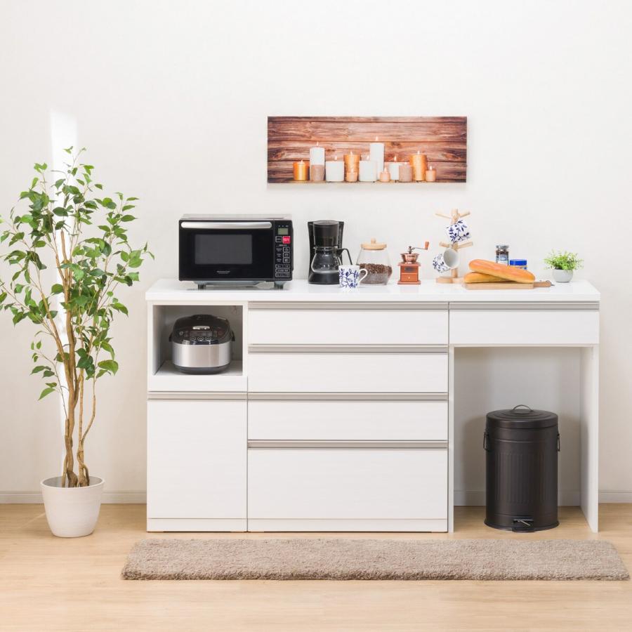 ニトリ（NITORI） キッチンカウンター(リガーレ180CT WH) キッチン収納