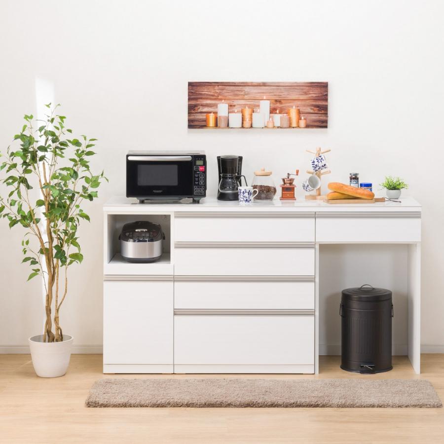 ニトリ（NITORI） キッチンカウンター(セラミック天板リガーレ180CT WH