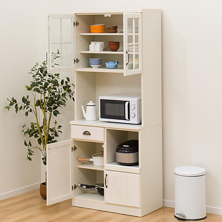 ニトリ（NITORI） 幅80 キッチンボード(ミランダ2 80 WW) ダイニング