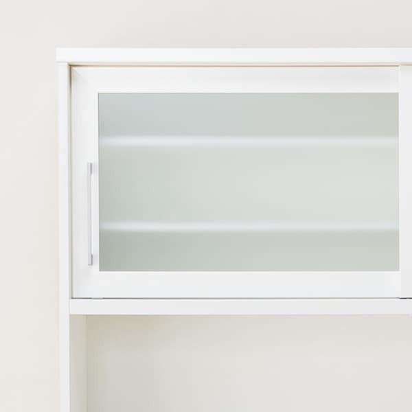 ニトリ（NITORI） 幅150cm 食器棚(レジューム 150TG-S WH/150QH-R WH