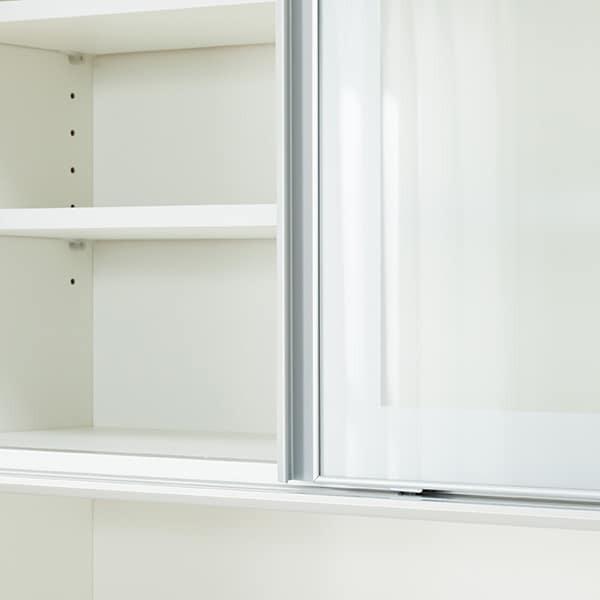 ニトリ（NITORI） 幅150cm 食器棚(レジューム 150AG-S DBR/150TL-R DBR