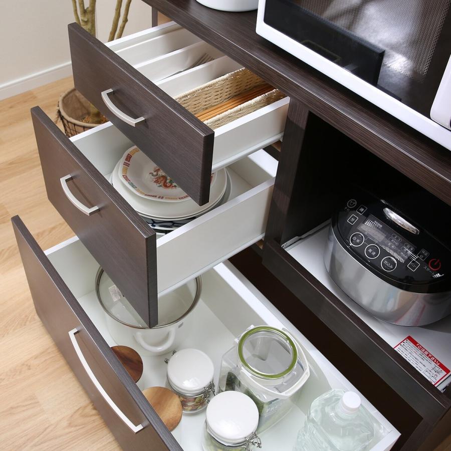 ニトリ（NITORI） 幅80 キッチンボード(コパン T 80KB DBR) ダイニング