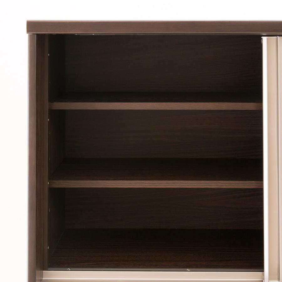 ニトリ（NITORI） 幅120cm キッチンボード(アルミナ2 120KB DBR