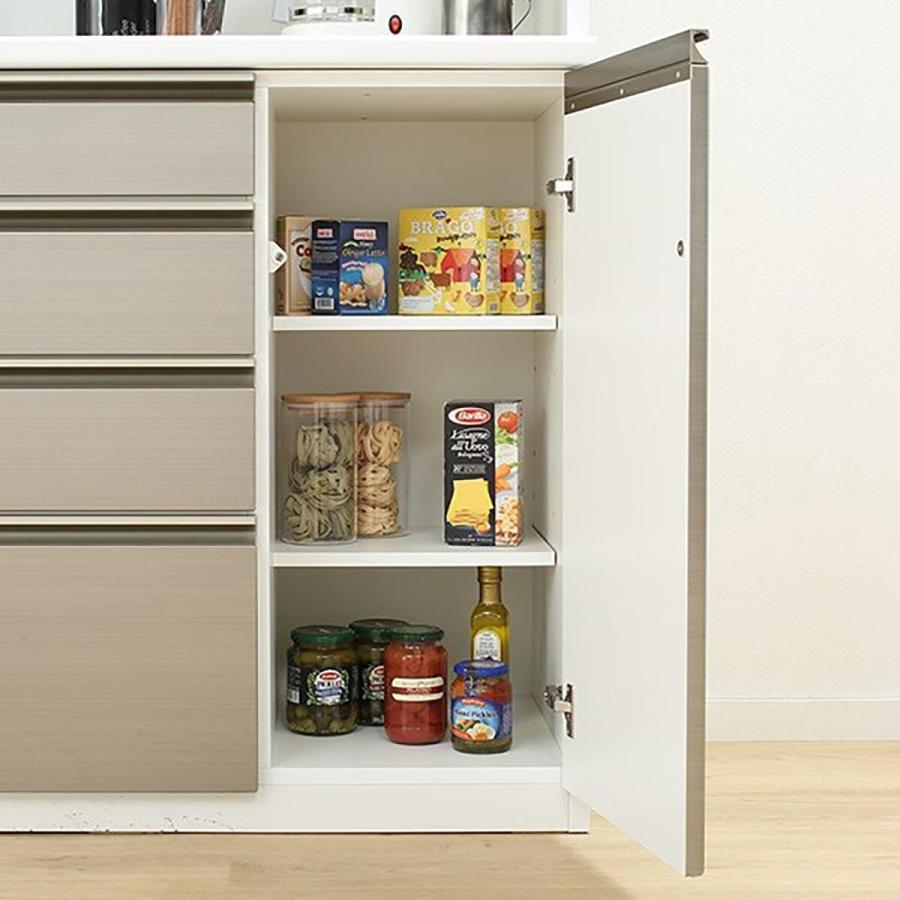 ニトリ（NITORI） 幅157cm キッチンボード(ラピス 157 ステンG