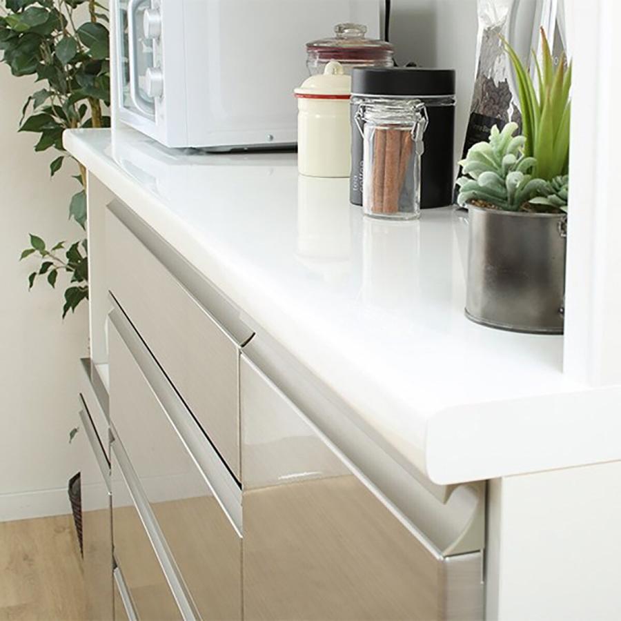 ニトリ（NITORI） 幅157cm キッチンボード(ラピス 157 ステンG