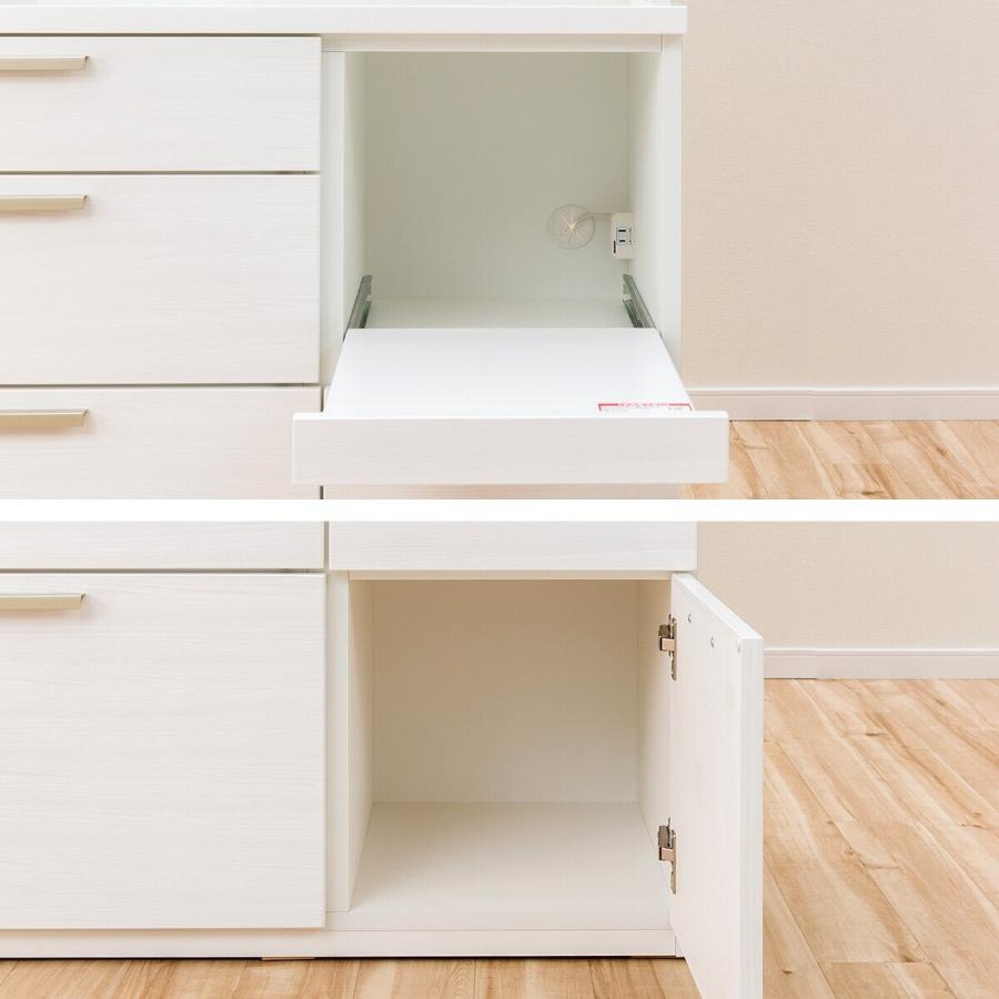 ニトリ（NITORI） 幅100cm キッチンボード (ソレル 100KB WH