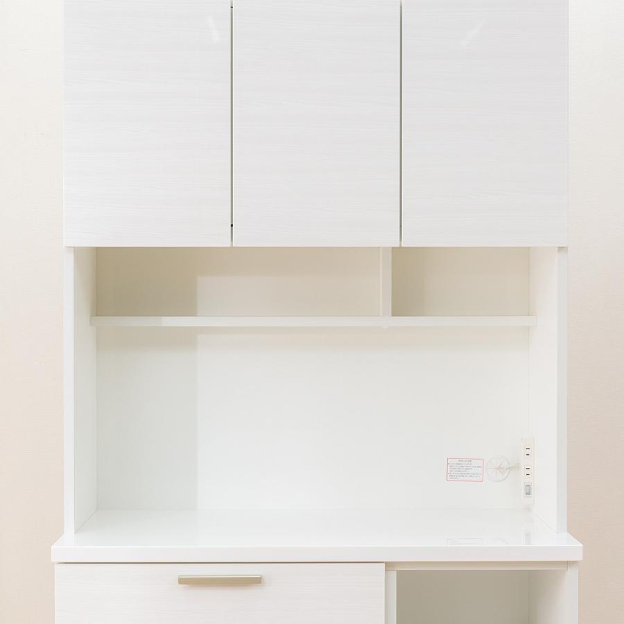 ニトリ（NITORI） 幅100cm キッチンボード (ソレル 100KB WH