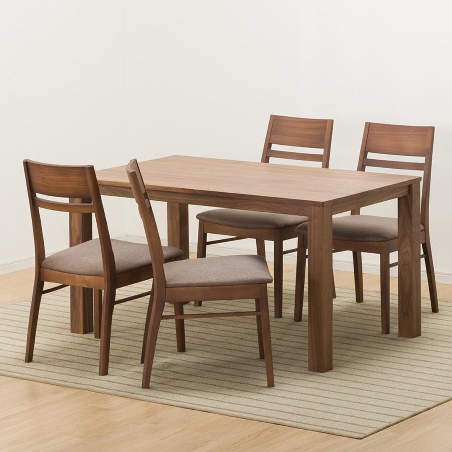 ニトリ（NITORI） 幅135cm ダイニングテーブル(Nコネクト135 MBR) 4人