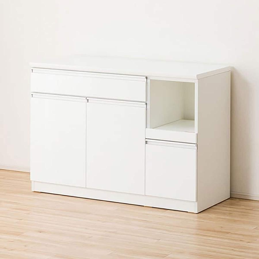 ニトリ（NITORI） キッチンカウンター(レジューム120-2TL-R WH) ニトリ