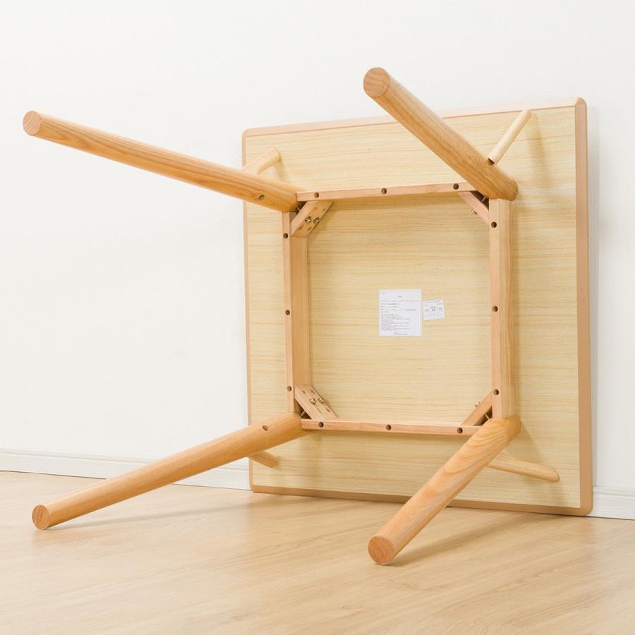 ニトリ（NITORI） 幅80cm ダイニングテーブル(フィルン OC2 80 LBR) 2