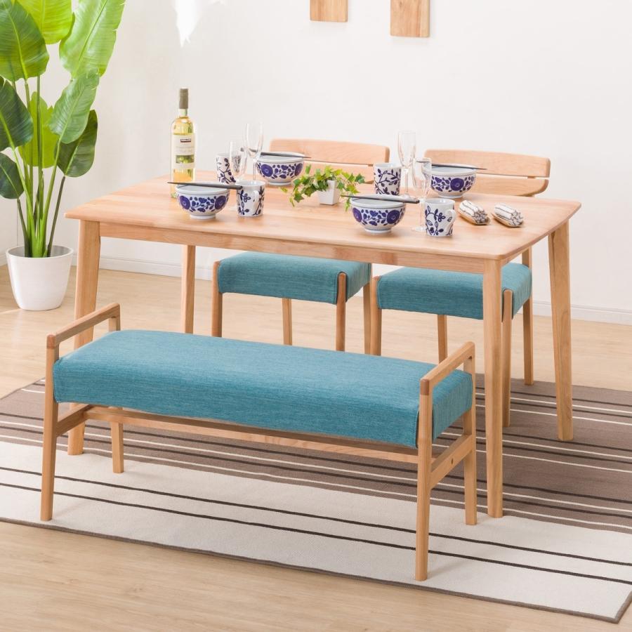 ニトリ（NITORI） 幅135 ダイニングテーブル4点セット（DTアルナス