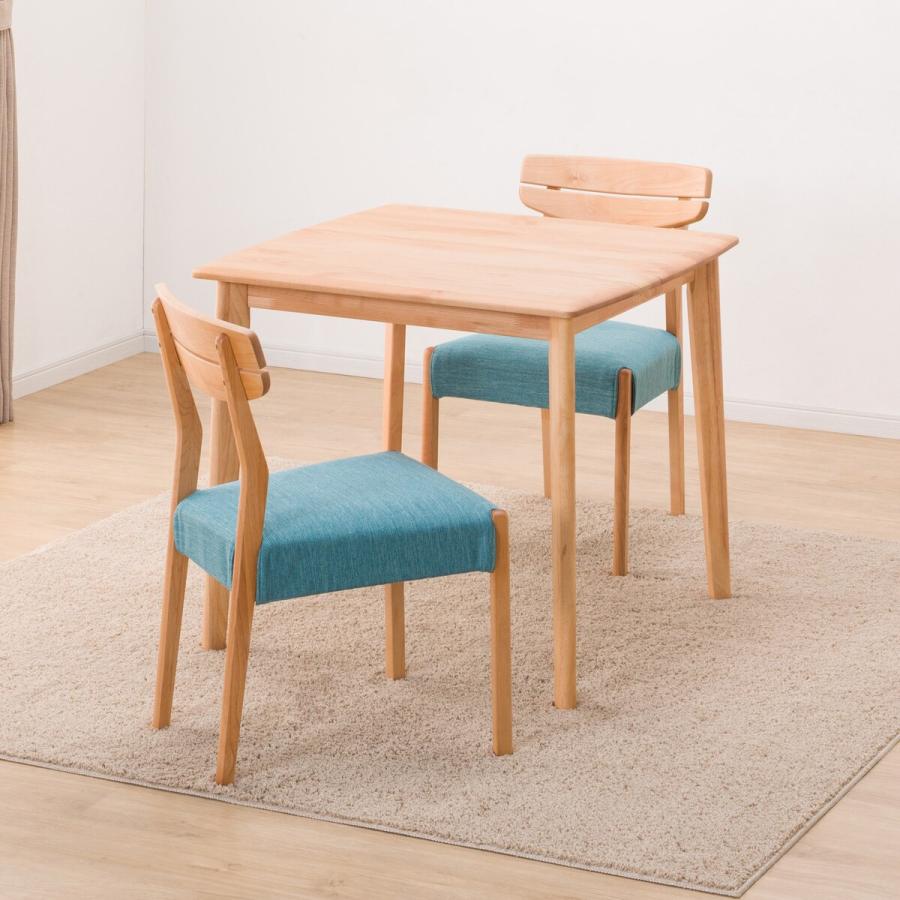 ニトリ（NITORI） 幅80 ダイニングテーブル3点セット（DTアルナス