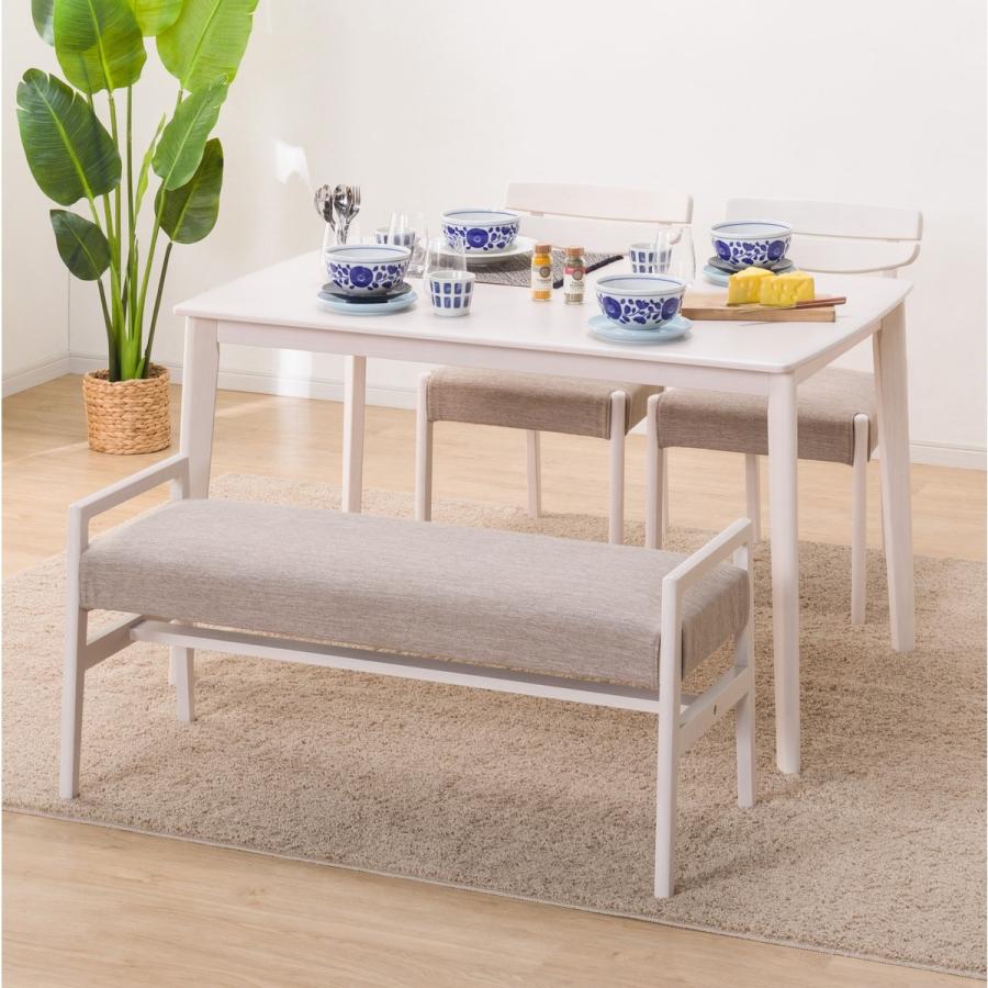 ニトリ（NITORI） 幅120 ダイニングテーブル4点セット（DTアルナス