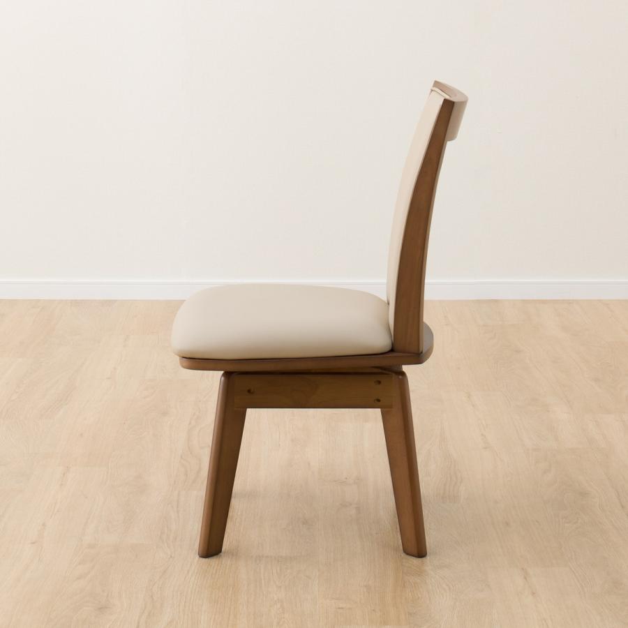 ニトリ（NITORI） ダイニングチェア(回転LG-010 MBR) 食卓椅子